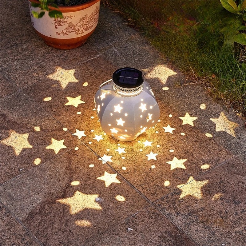 Yard Lighting Decor - Projektor Ogrodowy w Kształcie Gwiazdy, Wiszące