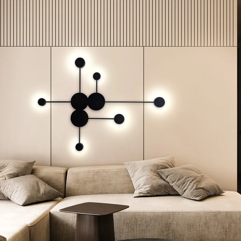 Lighting Home Decor Wall Clocks - Nowoczesne kinkiet Led do salonu korytarz