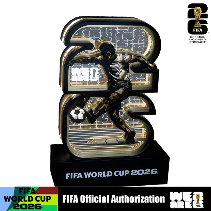 Lighting World Decor - Rozpocznij grę FIFA World Cup Akrylowa