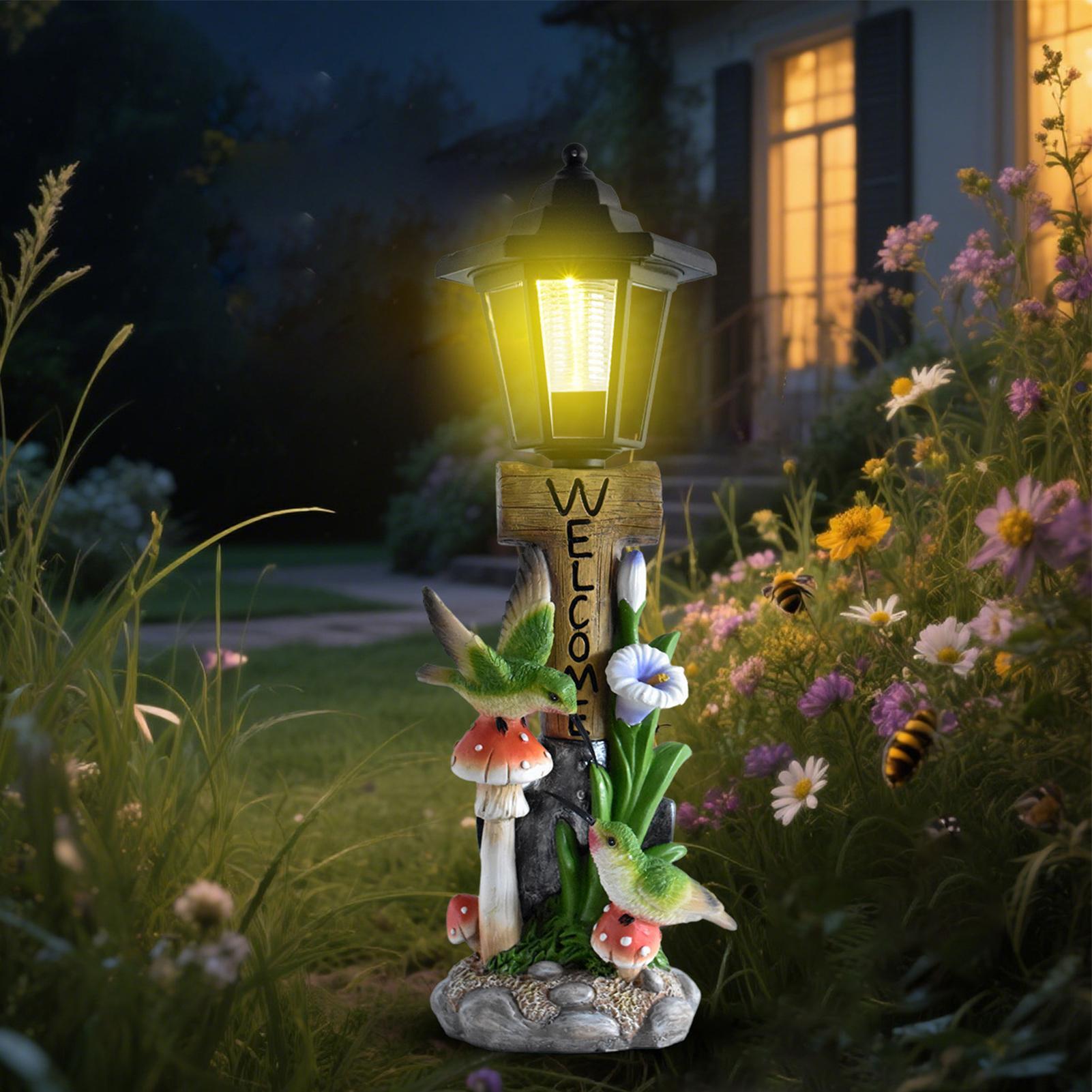 Yard Lighting Decor - Solarne lampki ogrodowe w kształcie statuetki,