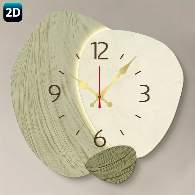 Płaski, drewniany, cichy zegar – Lighting Home Decor Wall Clocks recenzja i cena
