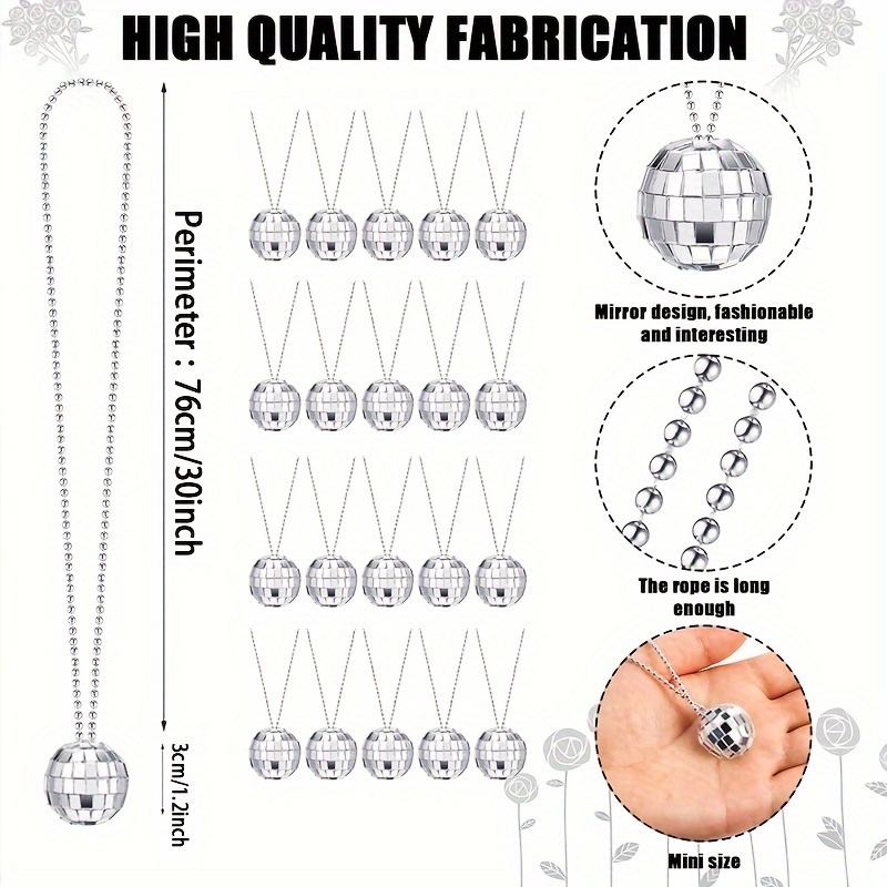5 szt. 3cm Mini Lustrzane Kulk – Disco Ball Mirror recenzja i cena