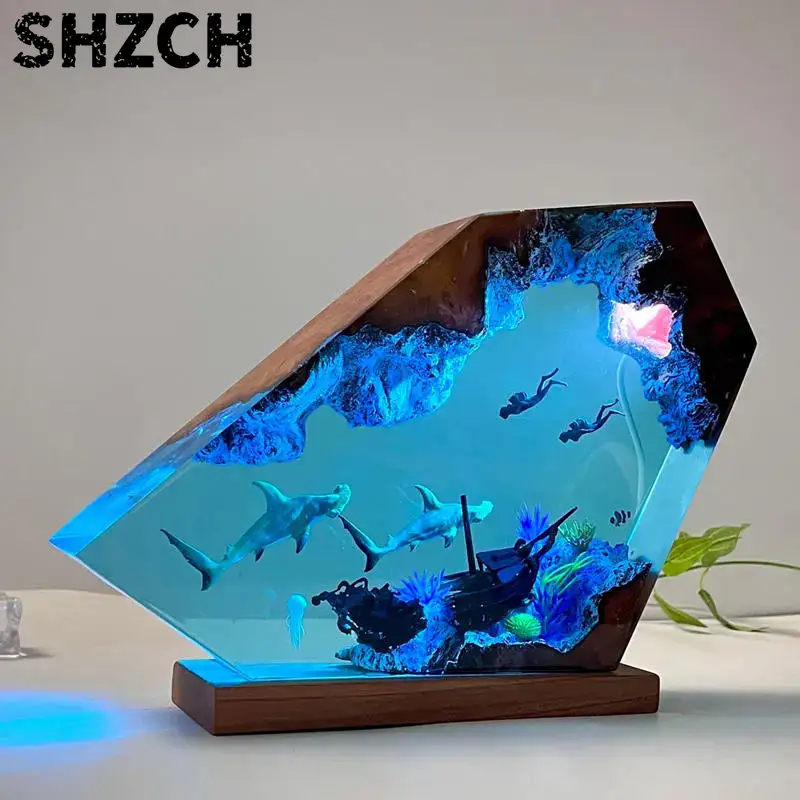 Lampa z żywicy przedstawiająca – Lighting World Decor recenzja i cena