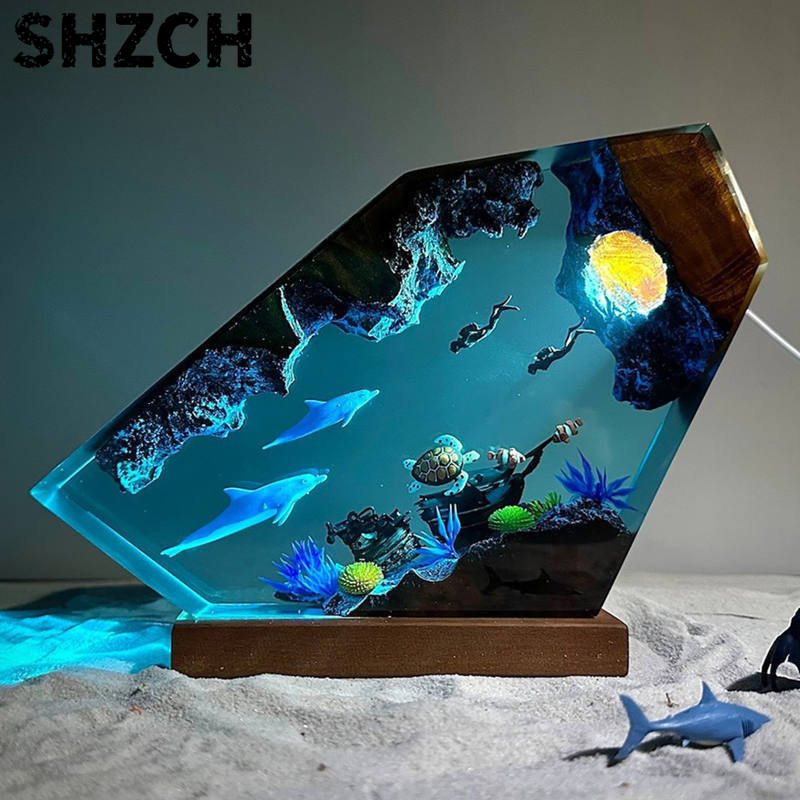 Lampa z żywicy przedstawiająca – Lighting World Decor recenzja i cena