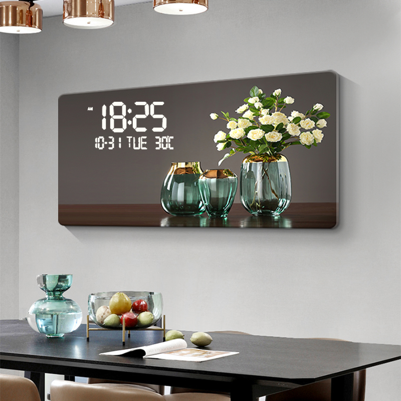 Cyfrowy zegar ścienny o dużym  – Lighting Home Decor Wall Clocks recenzja i cena