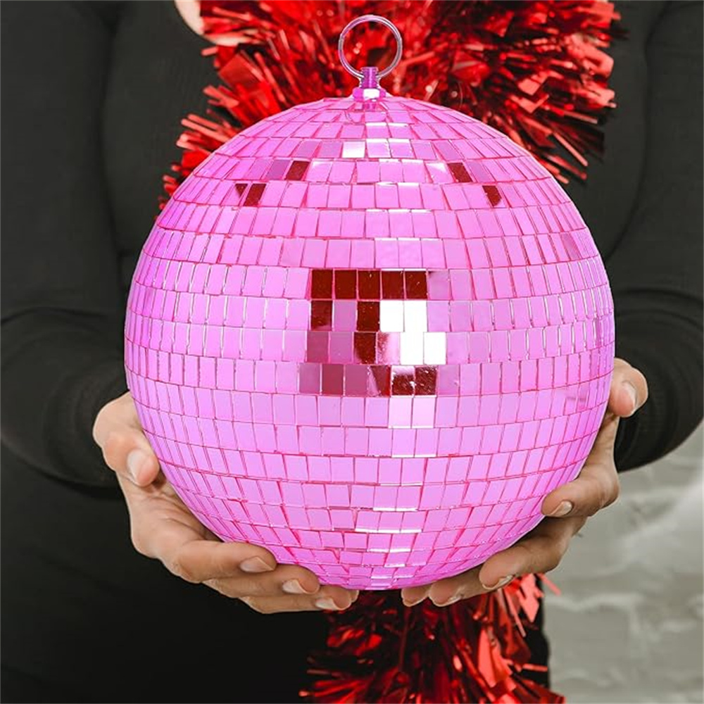 Różowe odblaskowe kule lustrza – Disco Ball Mirror recenzja i cena