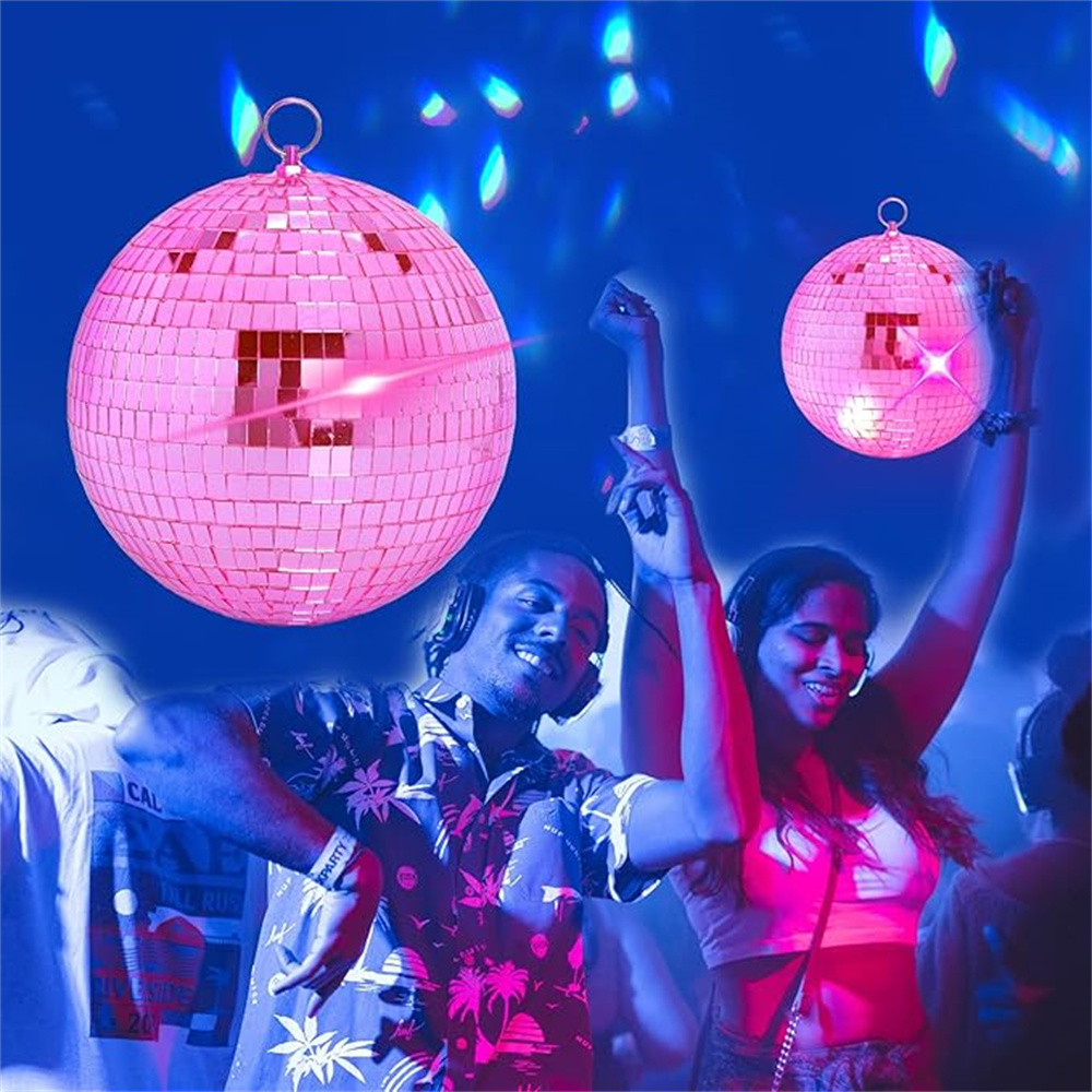 Różowe odblaskowe kule lustrza – Disco Ball Mirror recenzja i cena