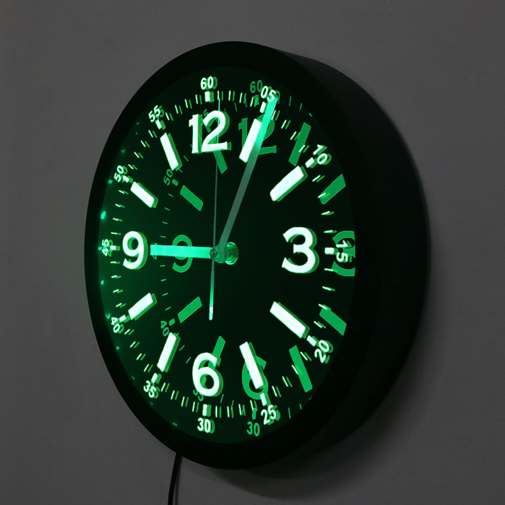 Nowoczesny Design światło neon – Lighting Home Decor Wall Clocks recenzja i cena