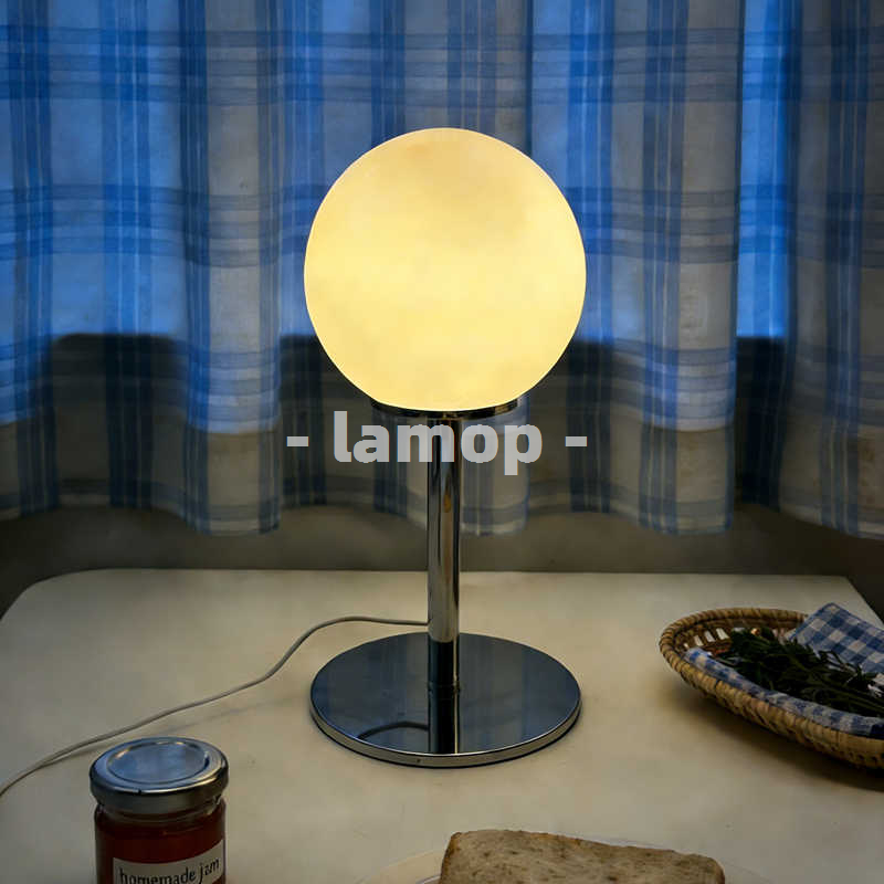 Lampa stołowa z mlecznobiałą,  – Lighting Decor recenzja i cena