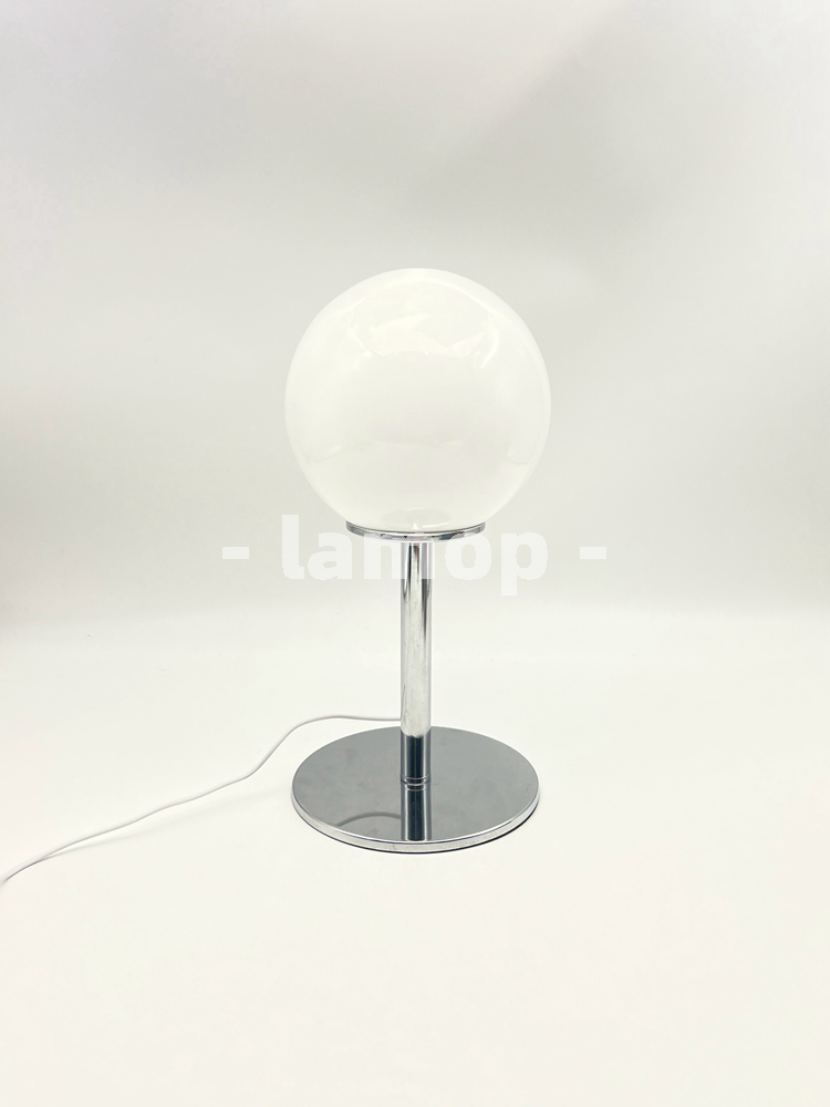 Lampa stołowa z mlecznobiałą,  – Lighting Decor recenzja i cena