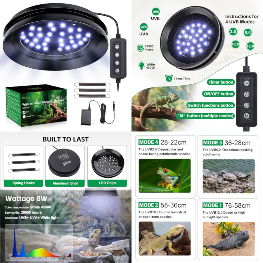 Światło UVB dla gadów z regula – Gecko Lighting & Decor recenzja i cena
