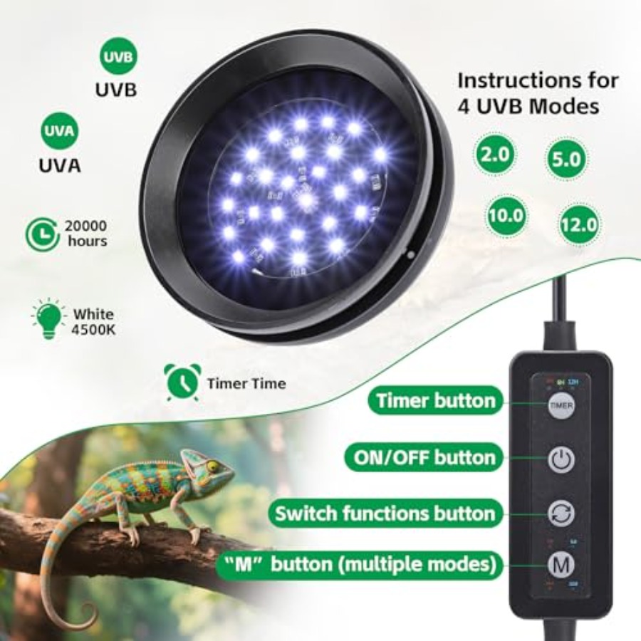 Światło UVB dla gadów z regula – Gecko Lighting & Decor recenzja i cena