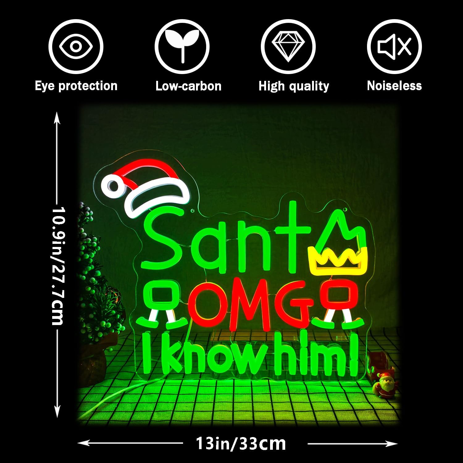 USB Święty Mikołaj OMG Znajduj – Santa'S Elves Holiday Lighting & Decor Llc recenzja i cena