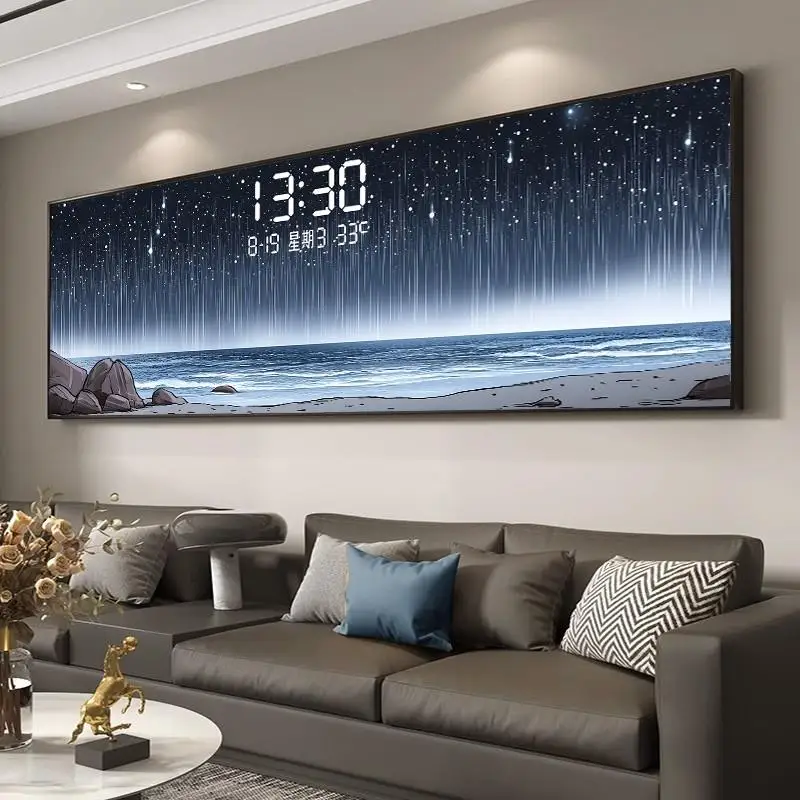 Zegar Ścienny z Temperaturą i  – Lighting Home Decor Wall Clocks recenzja i cena