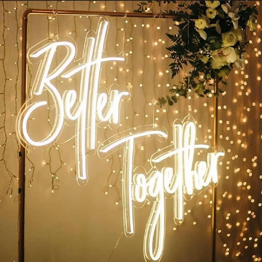 Neonowy Znak LED Better Togeth – Room Lighting Bedroom Decor recenzja i cena