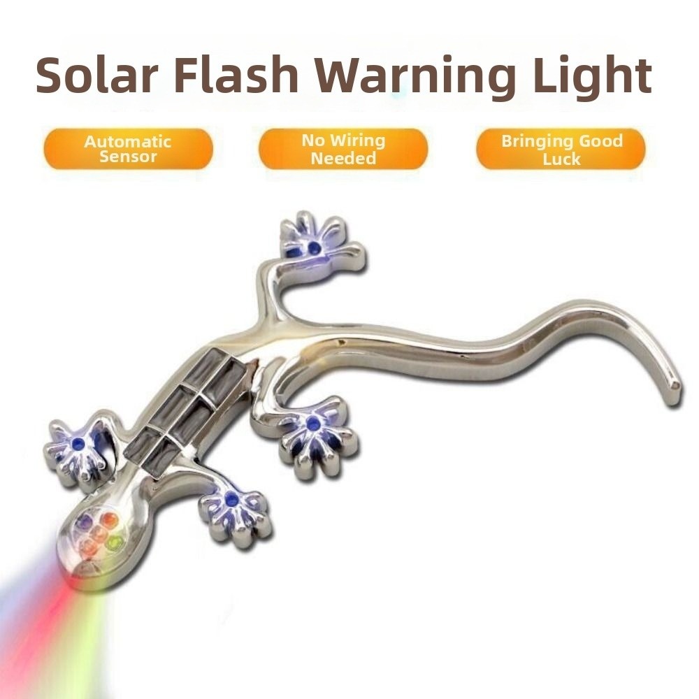 Nowa solarna lampa ostrzegawcz – Gecko Lighting & Decor recenzja i cena