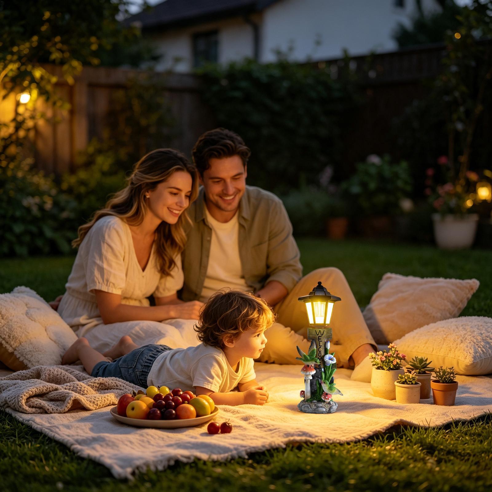 Solarne lampki ogrodowe w kszt – Yard Lighting Decor recenzja i cena