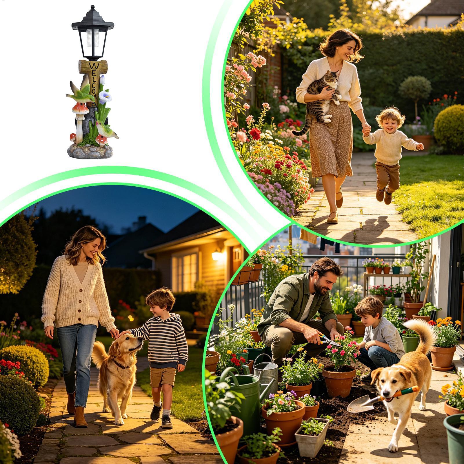 Solarne lampki ogrodowe w kszt – Yard Lighting Decor recenzja i cena