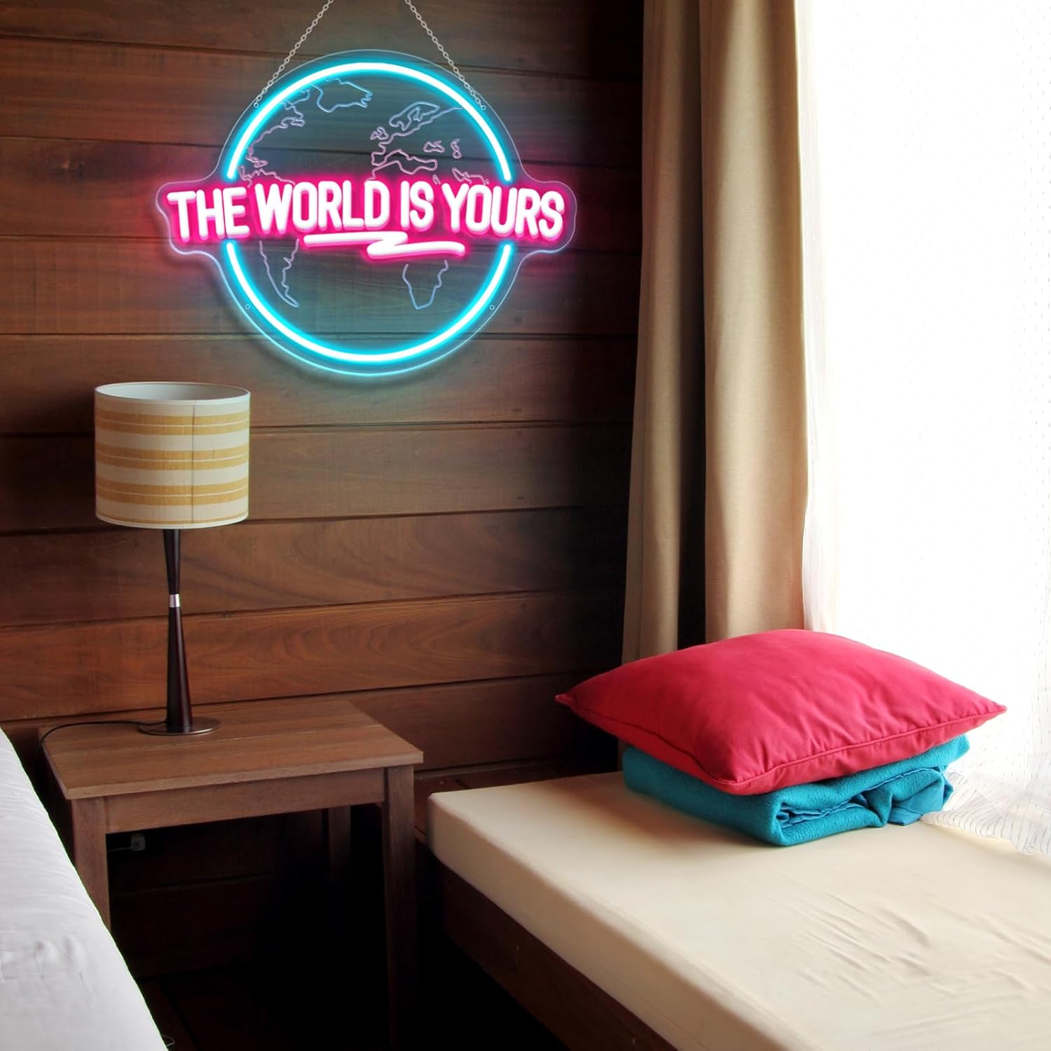 Świat jest twój Neon Rzeźbiona – Lighting World Decor recenzja i cena