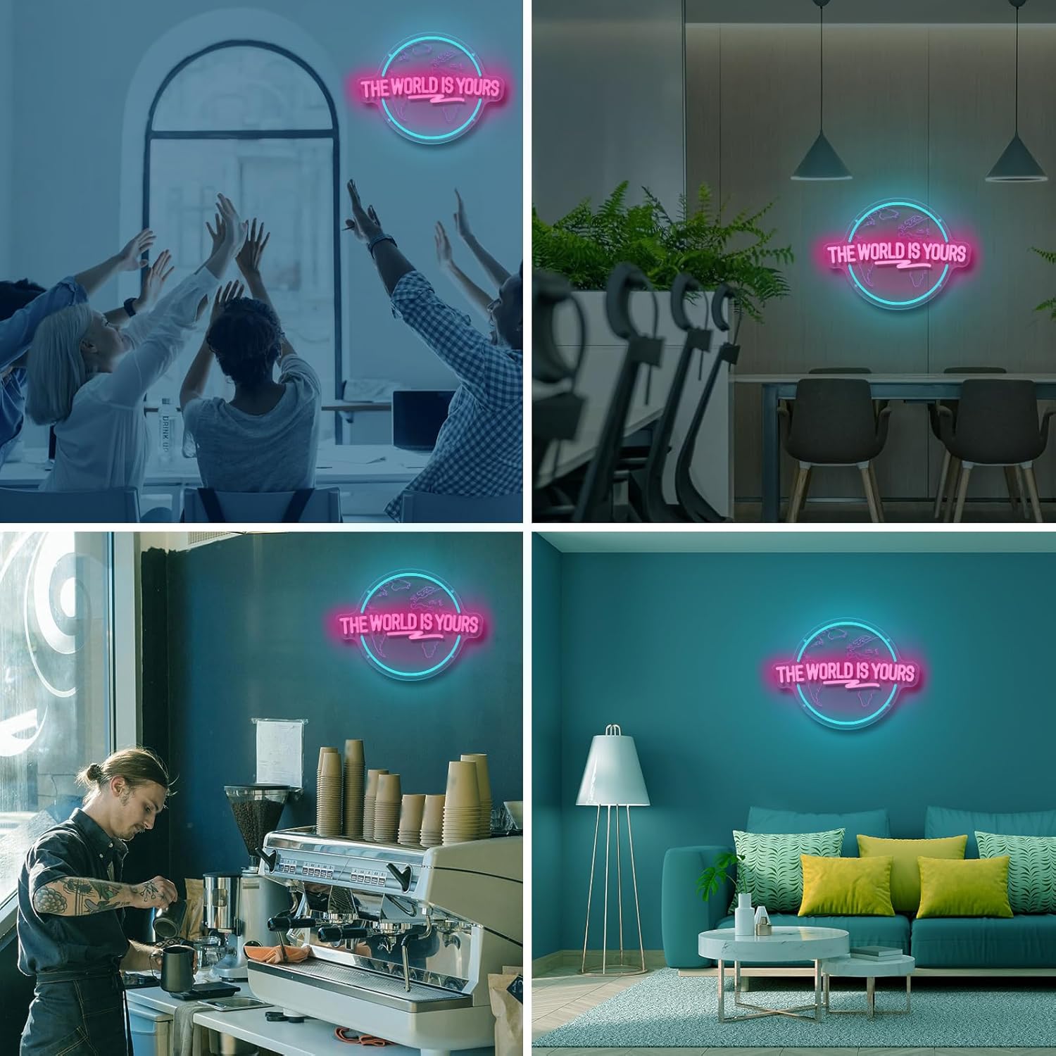 Świat jest twój Neon Rzeźbiona – Lighting World Decor recenzja i cena