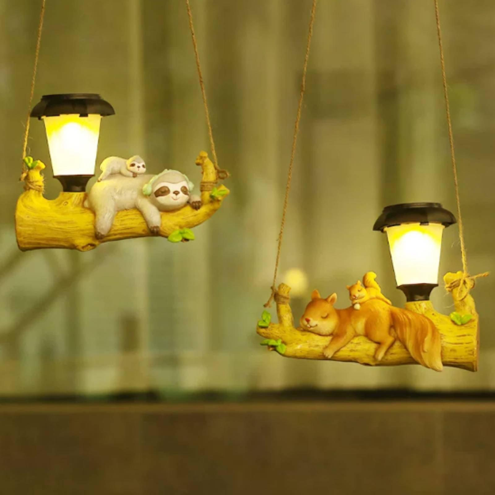 Żyrnowana lampa solarna wisząc – Yard Lighting Decor recenzja i cena