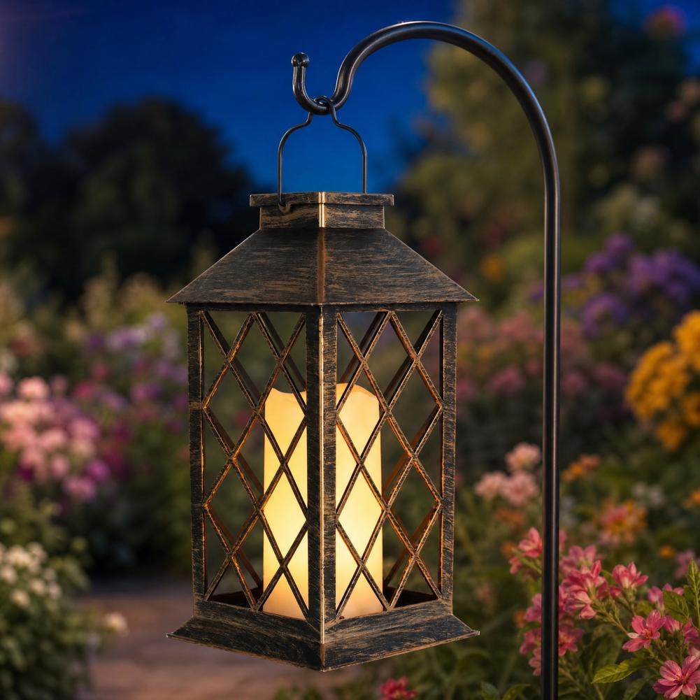 Retro Lampion Solarny, Zewnętr – Yard Lighting Decor recenzja i cena