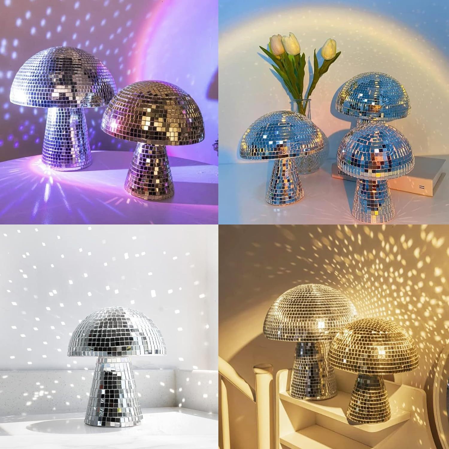 Grzybkowa kula dyskotekowa z l – Disco Ball Mirror recenzja i cena