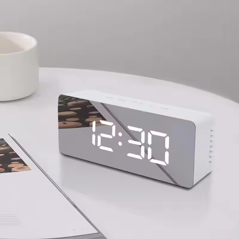 1 szt. Biały Cyfrowy Zegar LED – Lighting Home Decor Wall Clocks recenzja i cena