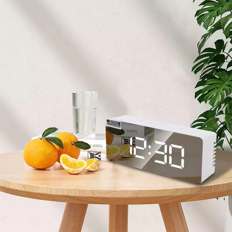 1 szt. Biały Cyfrowy Zegar LED – Lighting Home Decor Wall Clocks recenzja i cena
