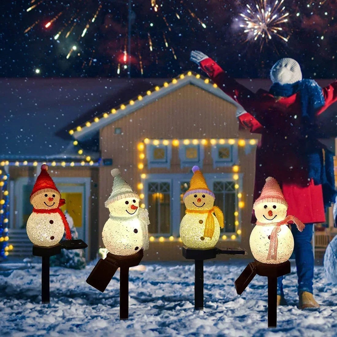Świąteczna lampa solarna LED w – Yard Lighting Decor recenzja i cena