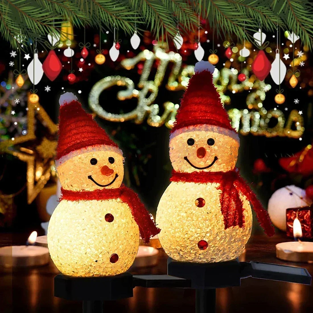 Świąteczna lampa solarna LED w – Yard Lighting Decor recenzja i cena