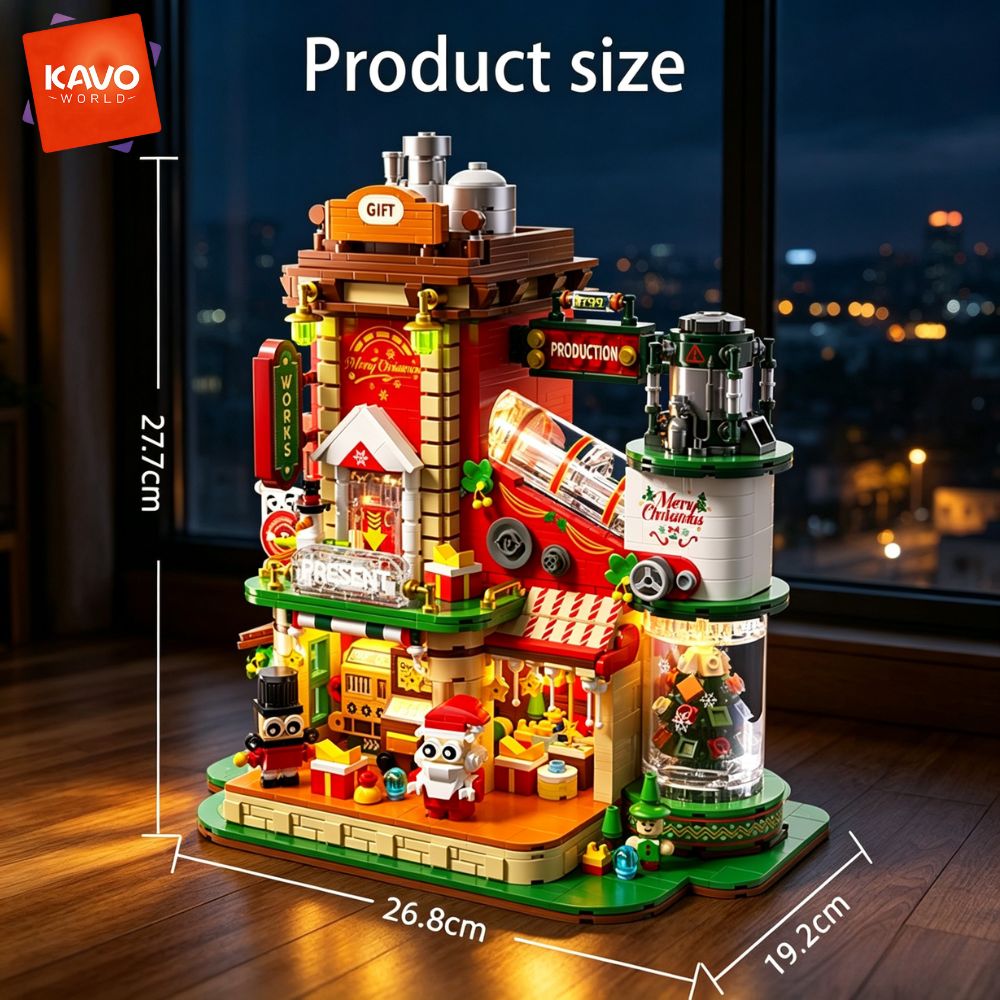 KAVOWORLD 2775 elementów Klock – Santa'S Elves Holiday Lighting & Decor Llc recenzja i cena
