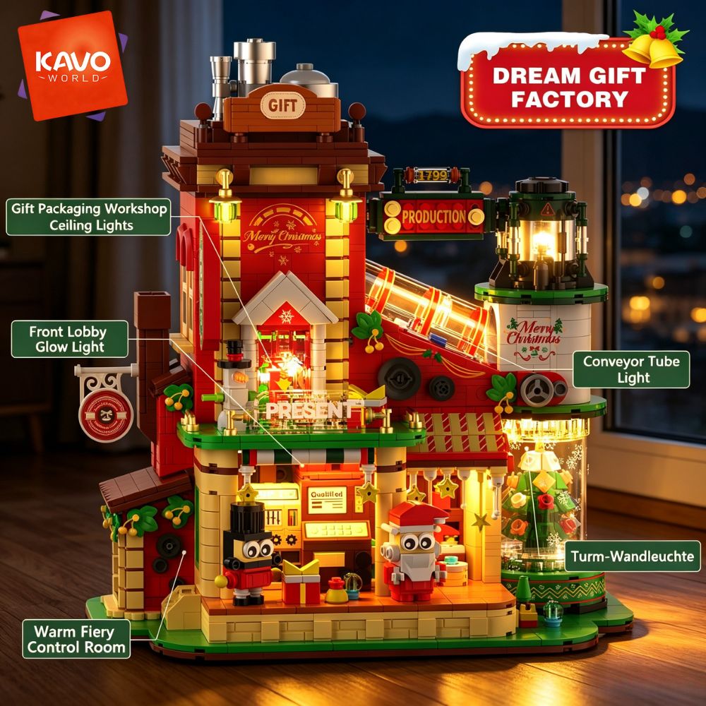 KAVOWORLD 2775 elementów Klock – Santa'S Elves Holiday Lighting & Decor Llc recenzja i cena