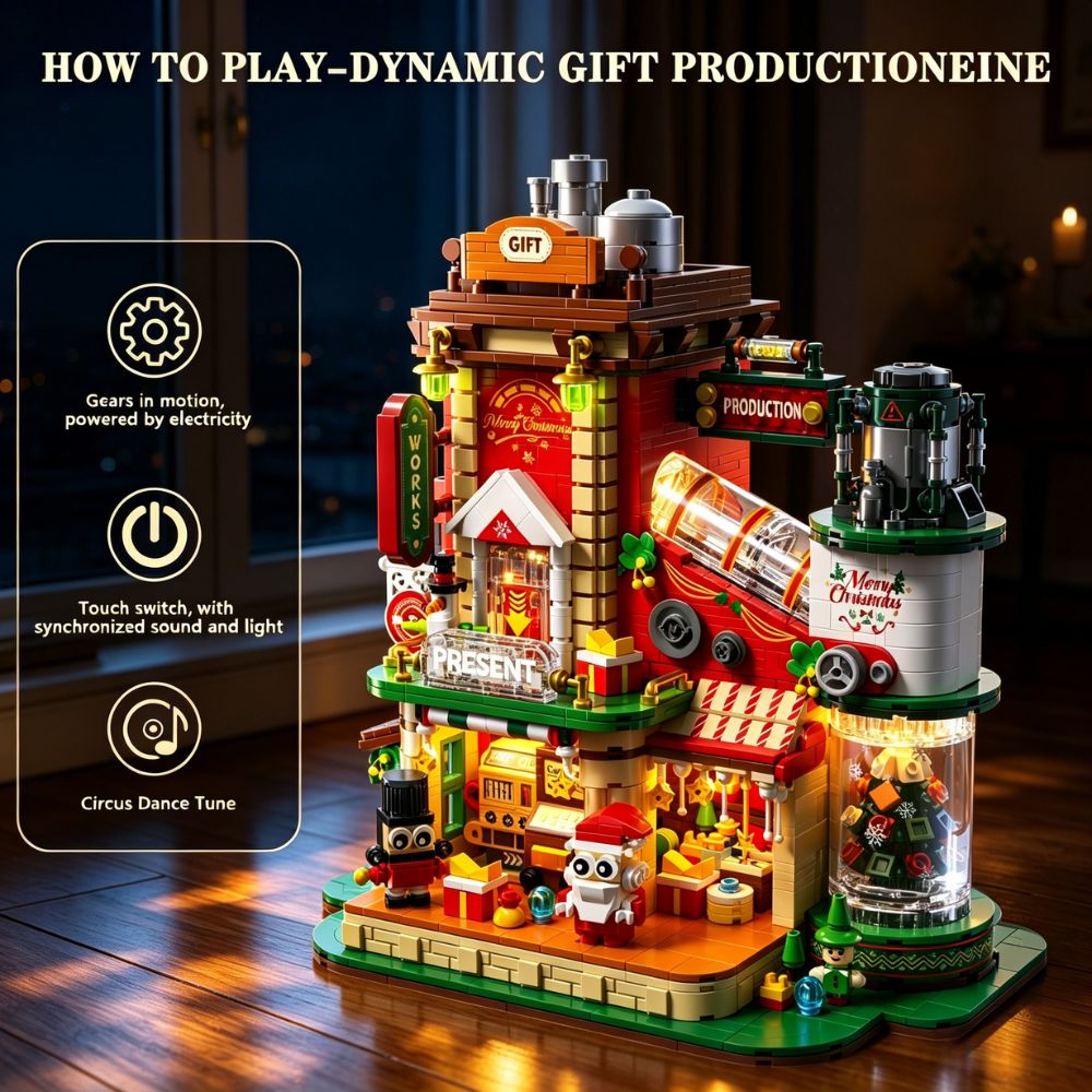 KAVOWORLD 2775 elementów Klock – Santa'S Elves Holiday Lighting & Decor Llc recenzja i cena
